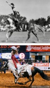 Cousin Malee Harding in 1929 performing in Briggs, TX at age 9
and Liberty at the same age in 2020.