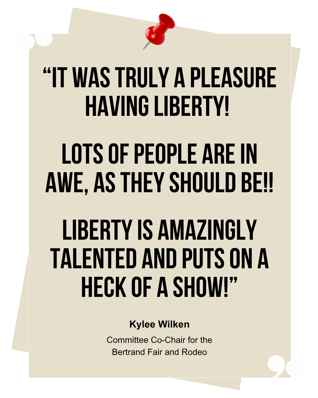 Liberty Horsemanship Testimonial2