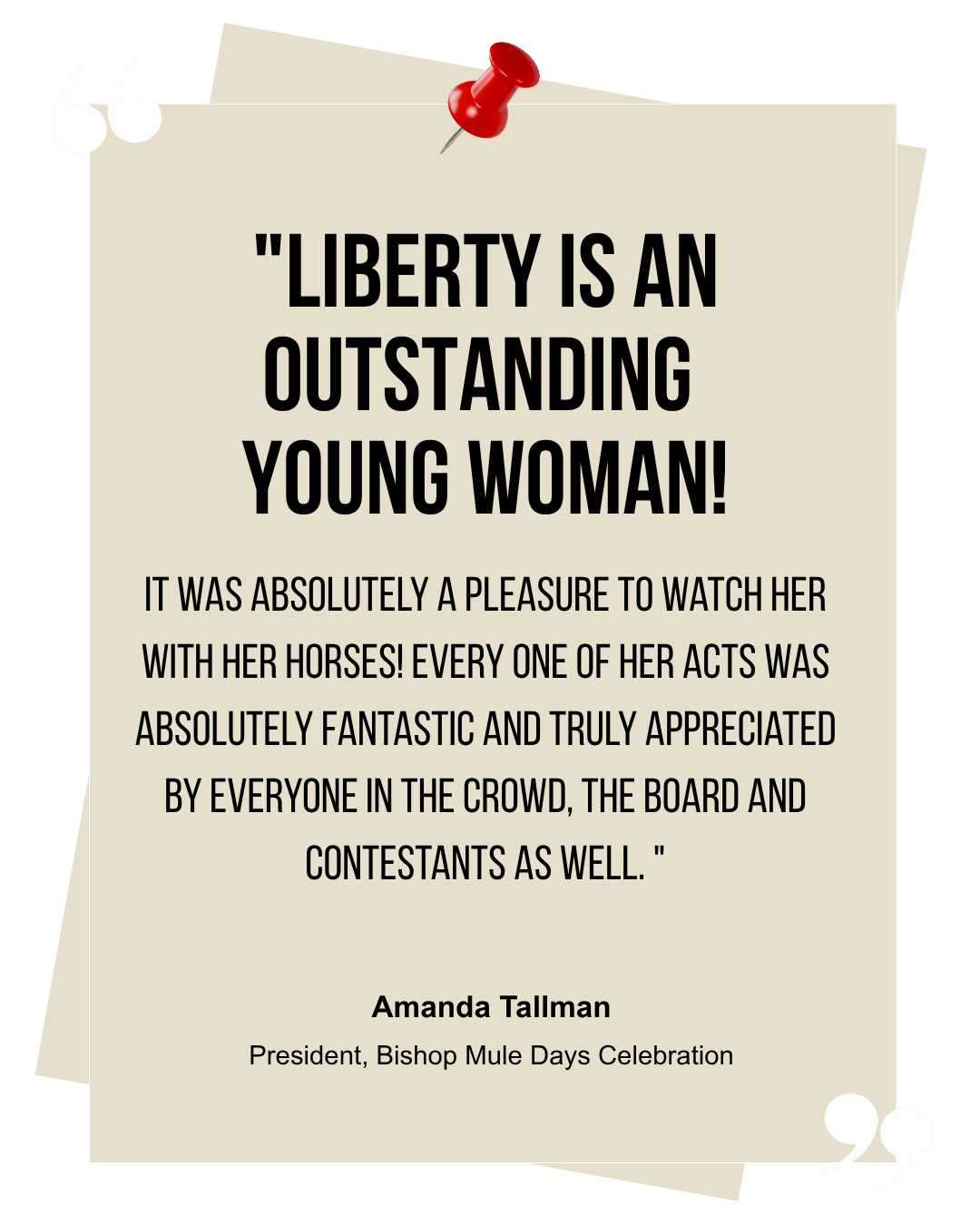 Liberty Horsemanship Testimonial4